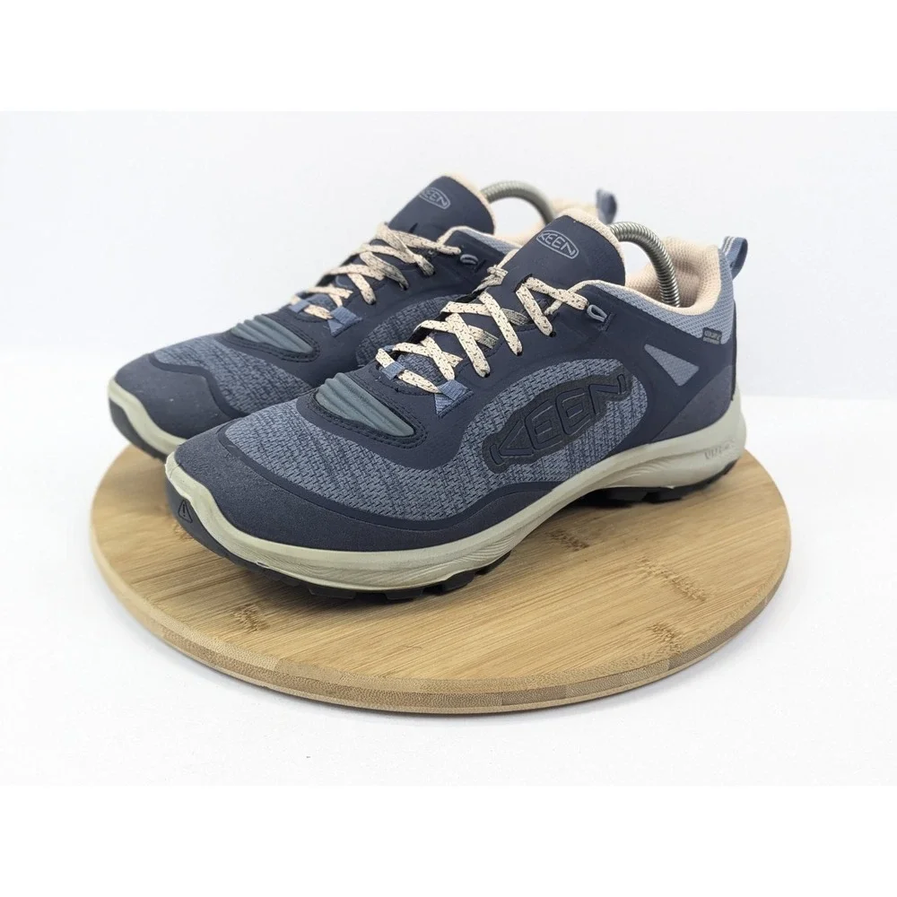 Keen Shoes Terradora Flex Low Waterproof Womans 10.5 Hiking Trail Sneakers Blue